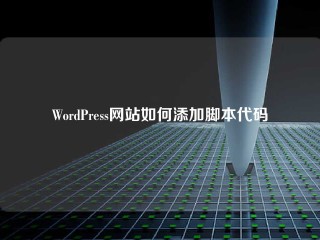 WordPress网站如何添加脚本代码