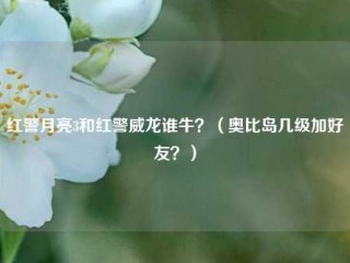 红警月亮3和红警威龙谁牛？（奥比岛几级加好友？）