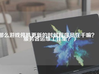 那么游戏停机更新的时候程序员在干嘛？(服务器运维工作里？)