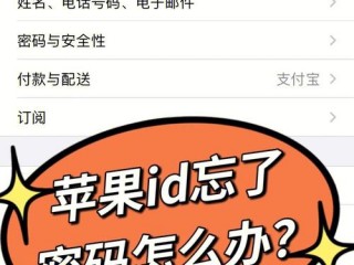 忘记id密码怎么办?（忘记id密码怎么办 苹果)