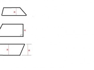 怎么画梯形?（怎么画梯形的高)
