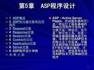 asp程序包括什么 （asp程序是用来干啥的）