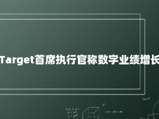 Target首席执行官称数字业绩增长50%