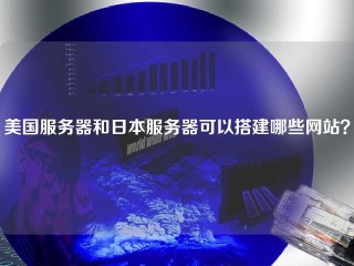 美国服务器和日本服务器可以搭建哪些网站？