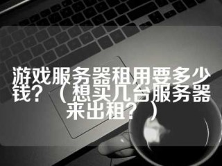 游戏服务器租用要多少钱？(想买几台服务器来出租？)