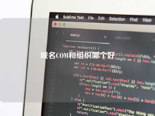 域名COM和组织哪个好