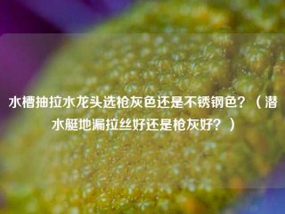 水槽抽拉水龙头选枪灰色还是不锈钢色？（潜水艇地漏拉丝好还是枪灰好？）