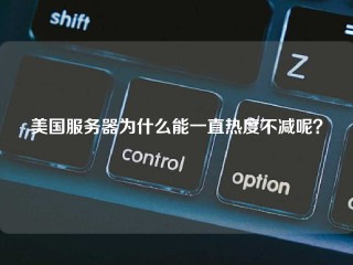 美国服务器为什么能一直热度不减呢？