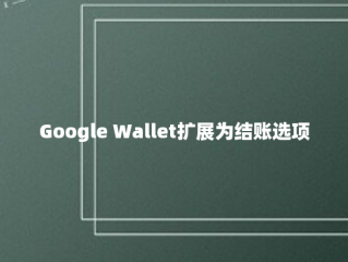 Google Wallet扩展为结账选项