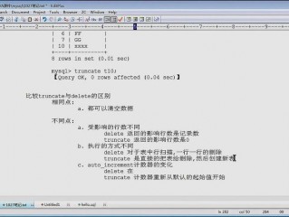 删除数据的mysql语句有哪些方法