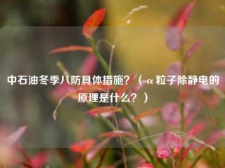 中石油冬季八防具体措施？（α粒子除静电的原理是什么？）