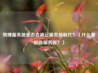 物理服务器是否会被云服务器取代？（什么是超级服务器？）