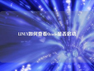 LINUX如何查看Oracle是否启动