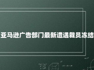 亚马逊广告部门最新遭遇裁员冻结