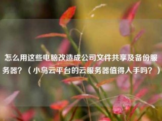 怎么用这些电脑改造成公司文件共享及备份服务器？（小鸟云平台的云服务器值得入手吗？）