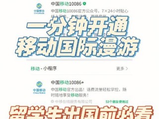 中国移动的号出国可以用吗？（中国移动境外服务号）