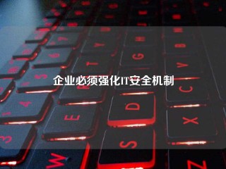 企业必须强化IT安全机制