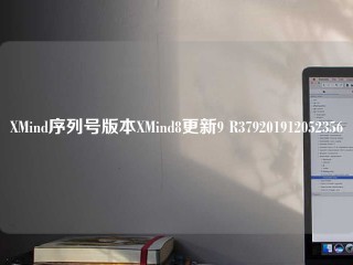 XMind序列号版本XMind8更新9 R379201912052356