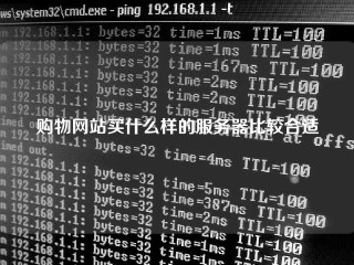 购物网站买什么样的服务器比较合适