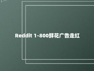 Reddit 1-800鲜花广告走红