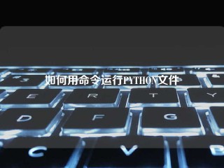 如何用命令运行PYTHON文件