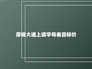 摩根大通上调字母表目标价