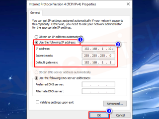 怎么配置default gateway