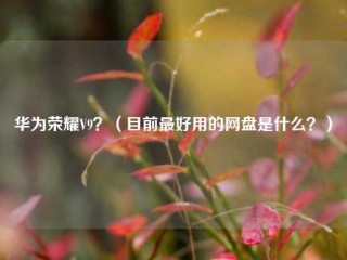 华为荣耀V9？（目前最好用的网盘是什么？）