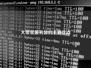 大带宽服务器的主要优点